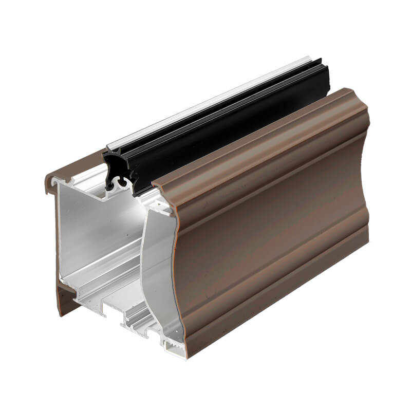 4m Brown Eaves Beam To Suit Self Support Glazing Bars  image