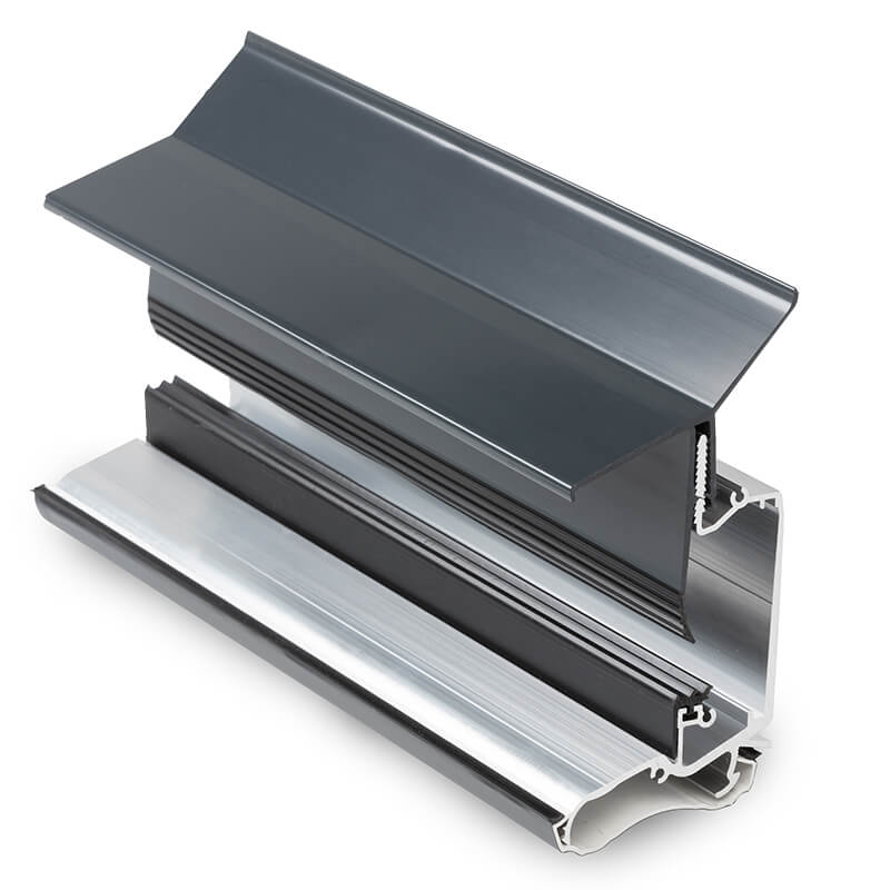 4m Anthracite Grey Wall Plate To Suit Self Support Glazing Bars  image