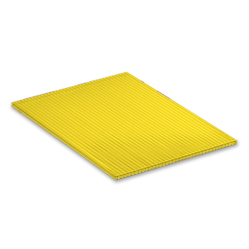 Yellow 4mm Fluted Polypropylene Display Board 2440mm x 1220mm image