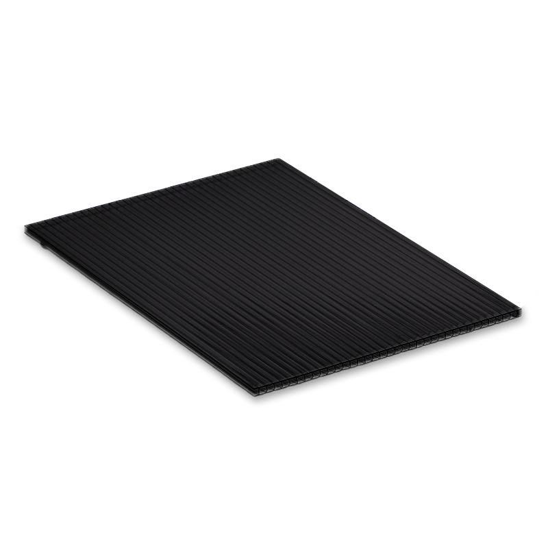 Black 4mm Fluted Polypropylene Display Board 2440mm x 1220mm image