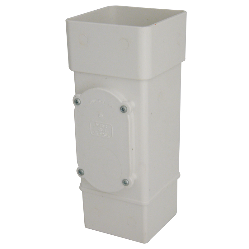65mm White Square Access Pipe  image