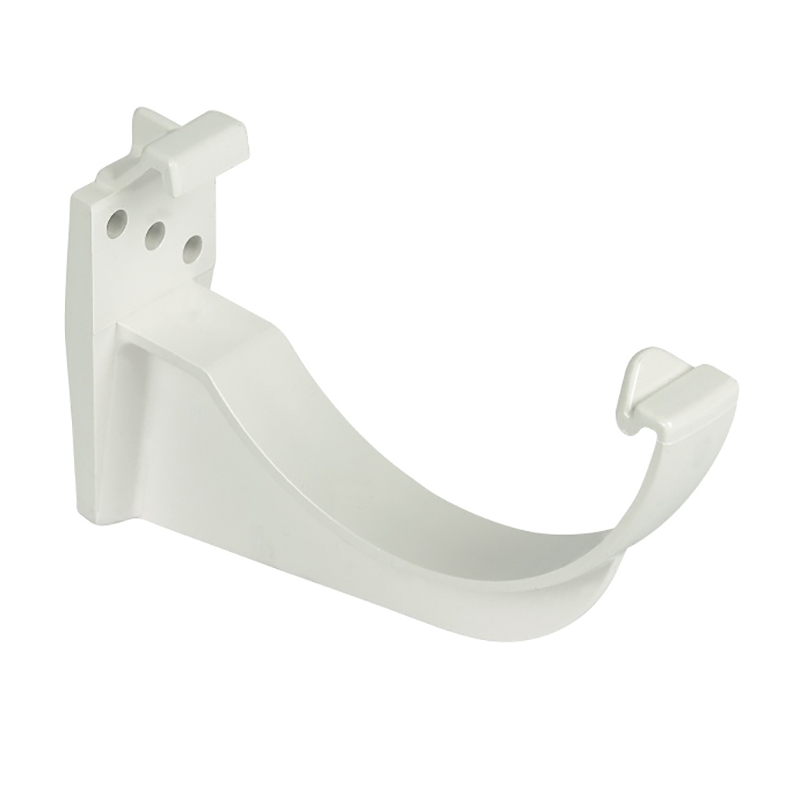 112mm White Half Round Fascia Bracket  image
