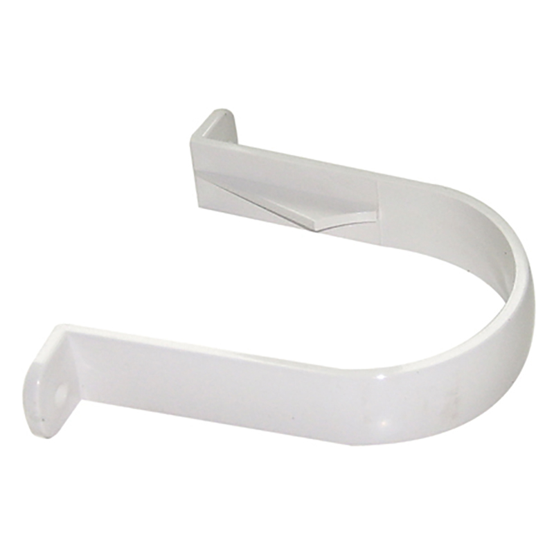 68mm Round White Pipe Clip  image