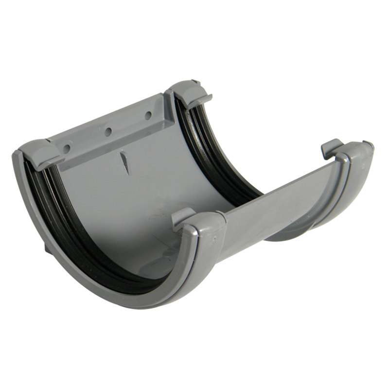 112mm FloPlast Half Round Grey Union Bracket image
