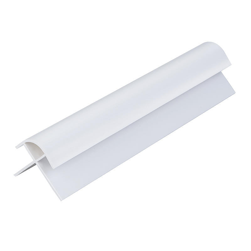 White 10mm Zest Shower Panel External Corner 2.4m  image