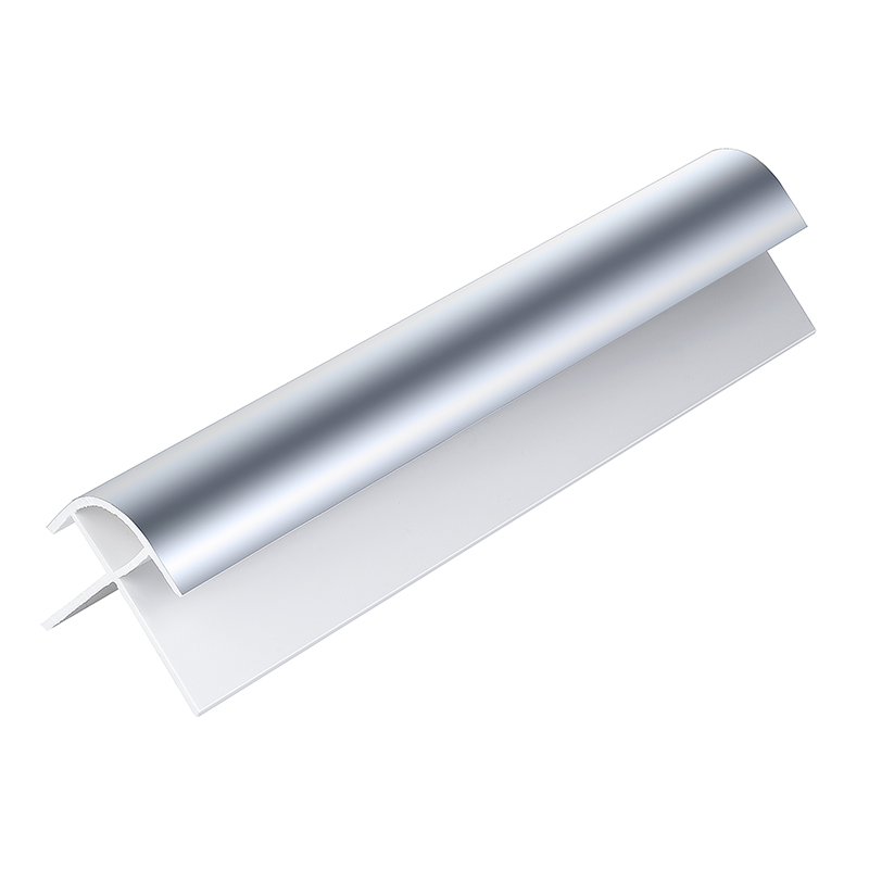 Chrome 10mm Zest Shower Panel External Corner 2.4m image