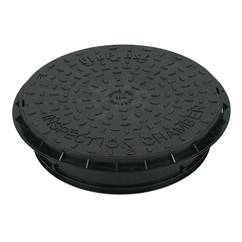 FloPlast 450mm Inspection Chamber Plastic Cover & Round Frame  image