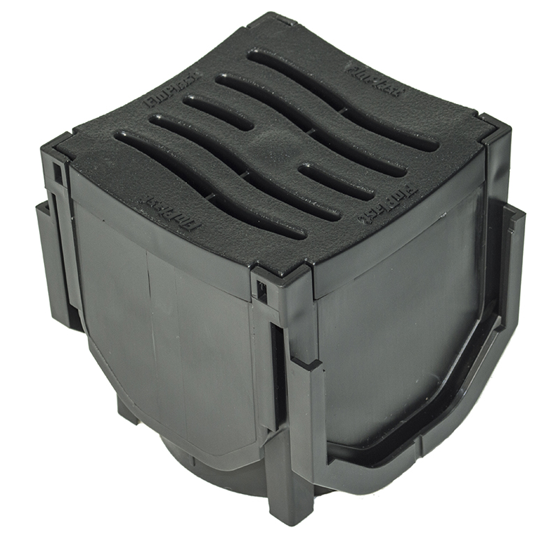 FloPlast Channel Drainage Corner PVC  image