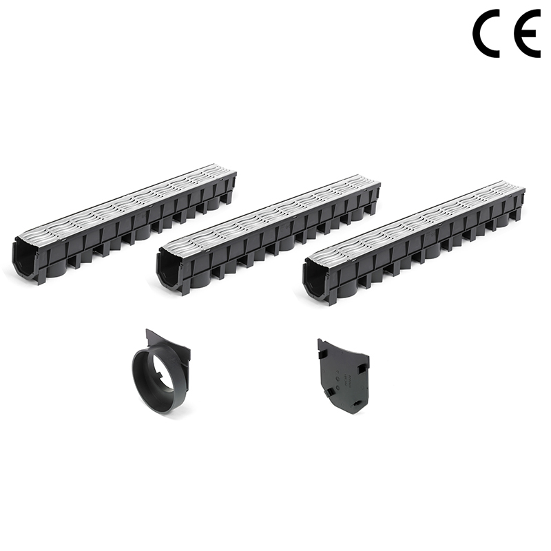 FloPlast Channel Drainage Garage Pack Galvanized Grating  image