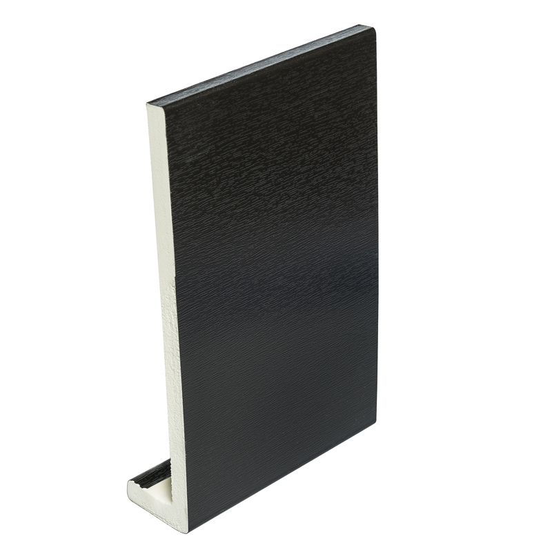 150mm x 9mm Black Ash Fascia Cover Board 5m image