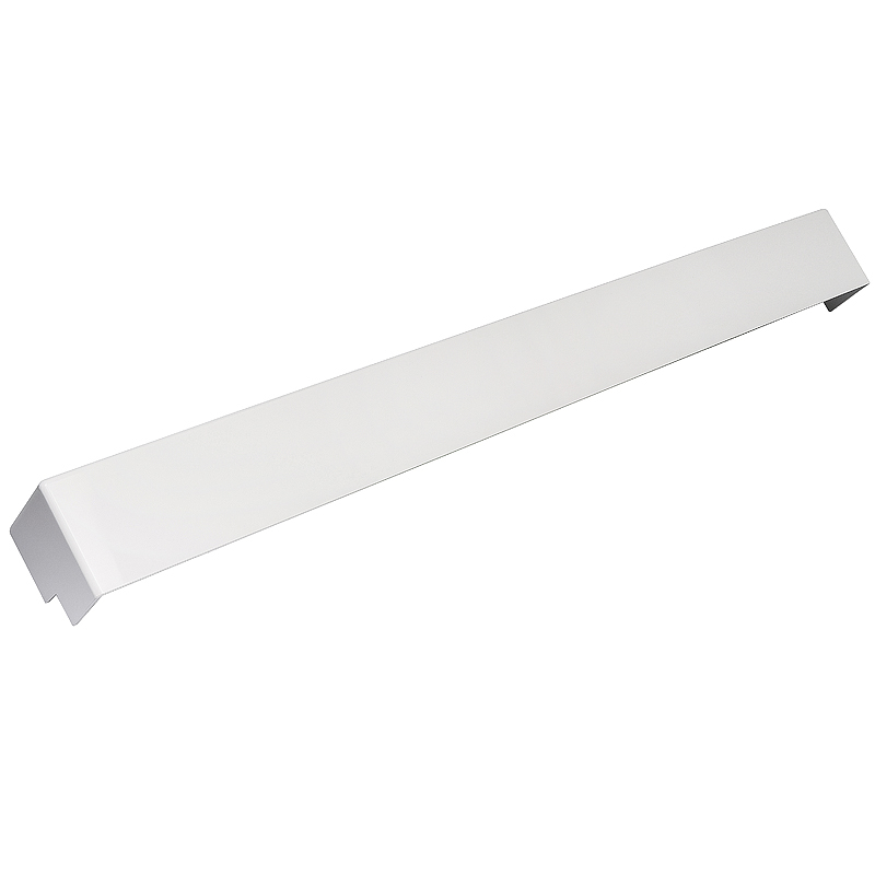 500mm x 42mm White Woodgrain Double Ended Corner  image