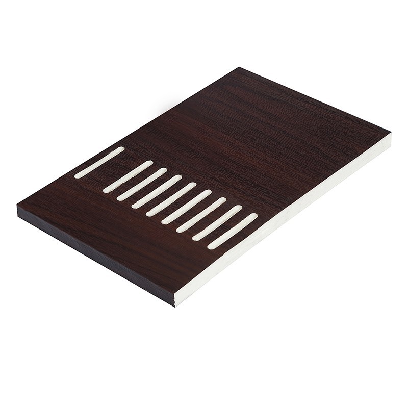 300mm x 9mm Rosewood Woodgrain Vented Soffit 5m image