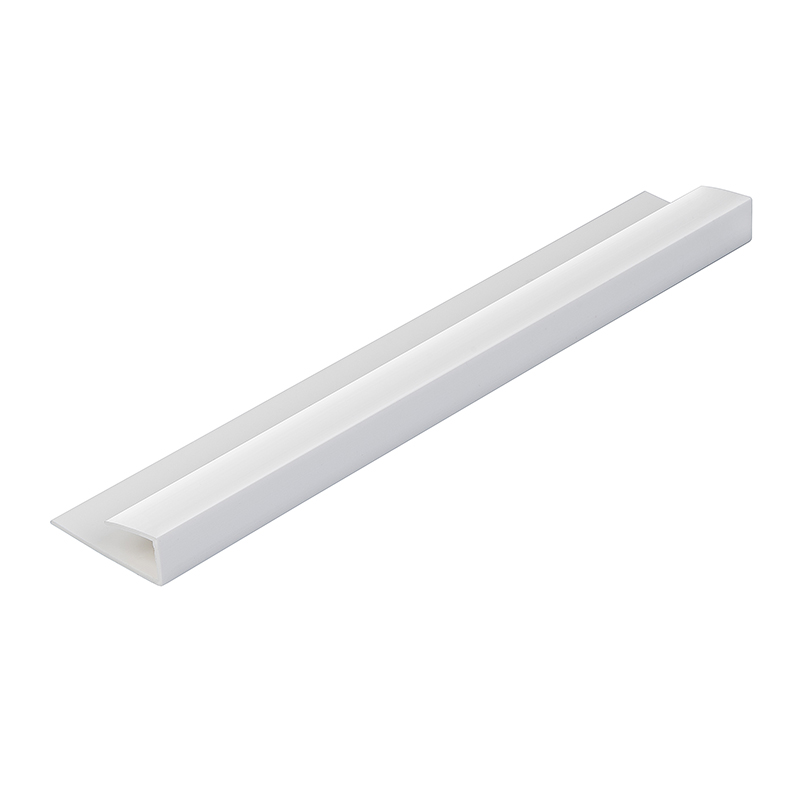 White 5mm Zest Wall Panel End Cap 2.6m image