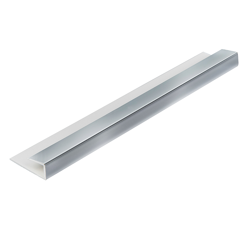 Chrome 5mm Zest Wall Panel End Cap 2.6m image