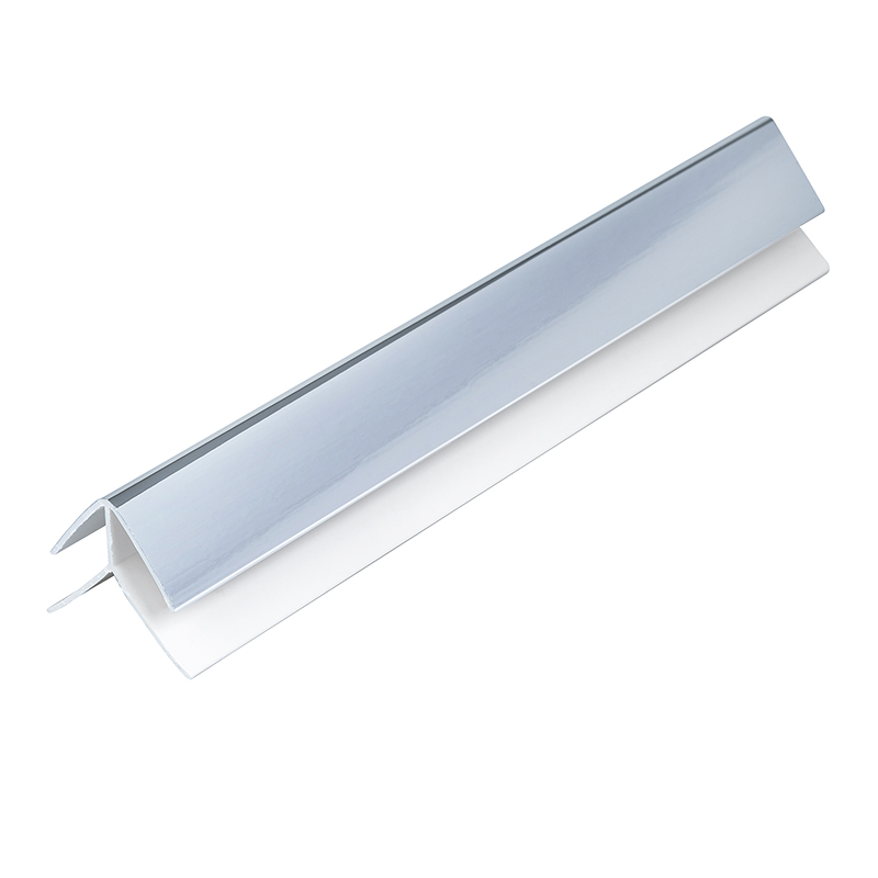 Chrome 5mm Zest Wall Panel External Corner 2.6m image