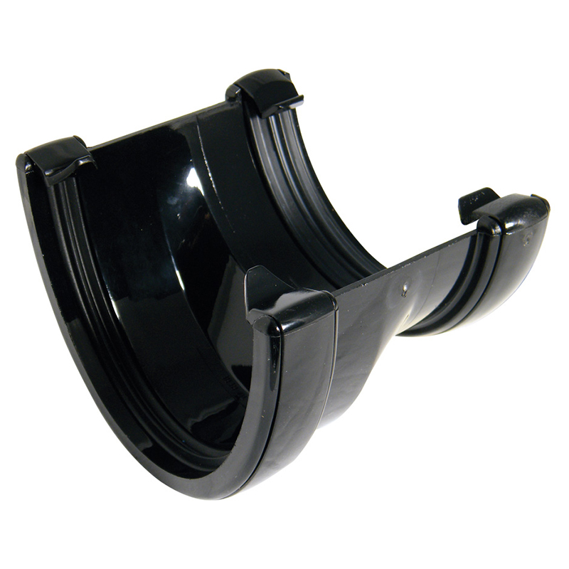 FloPlast Hi-Cap to Half Round Gutter Adapter Black image