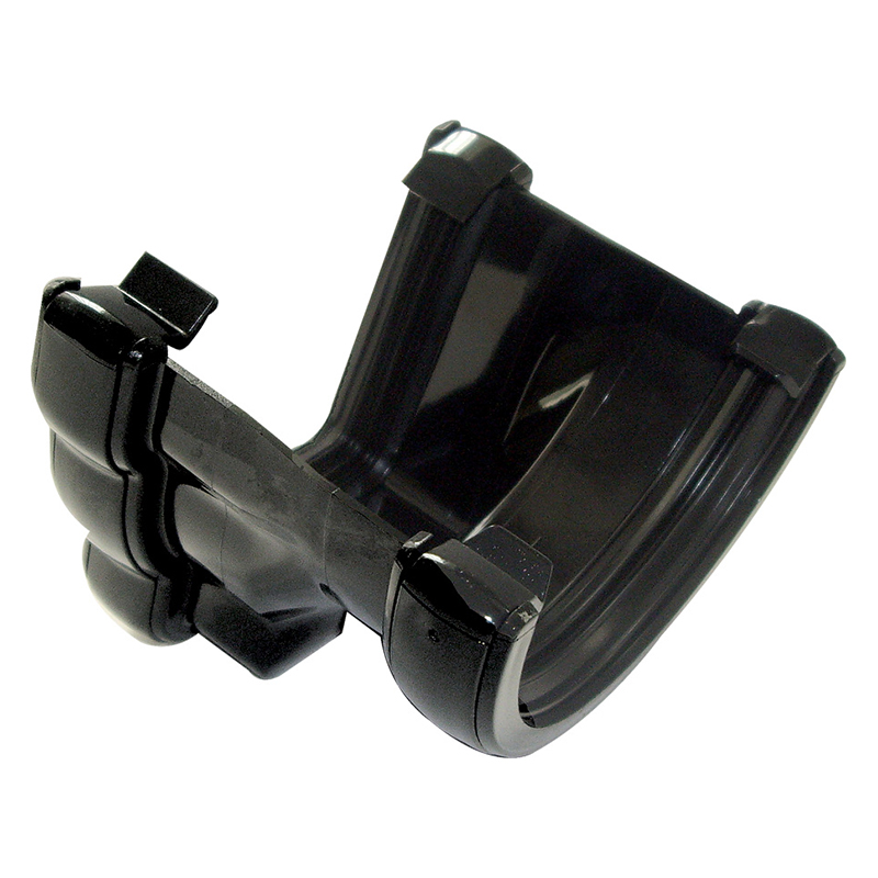 FloPlast Ogee Adaptor to Black Half Round Right Hand  image