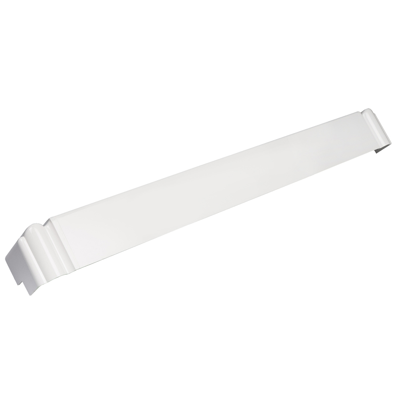 500mm x 42mm Plain White Double Ended Ogee Corner image
