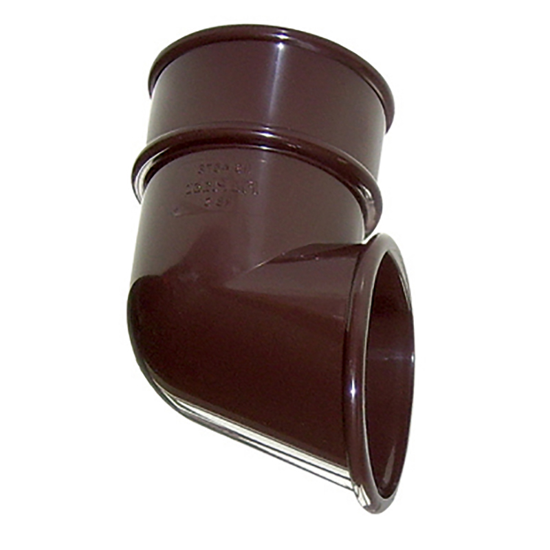 68mm FloPlast Brown Round Downpipe Shoe image