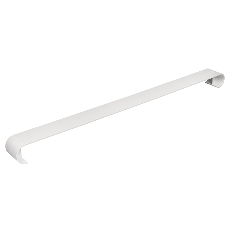 500mm x 35mm Plain White Double Ended Bullnose Fascia Joint image
