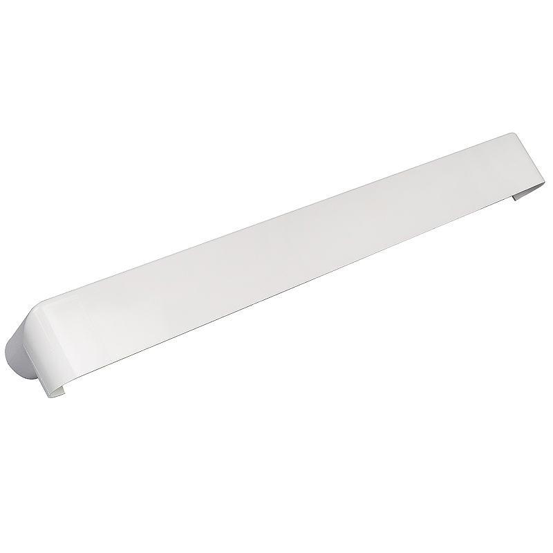500mm x 42mm Plain White Double Ended Bullnose Corner image
