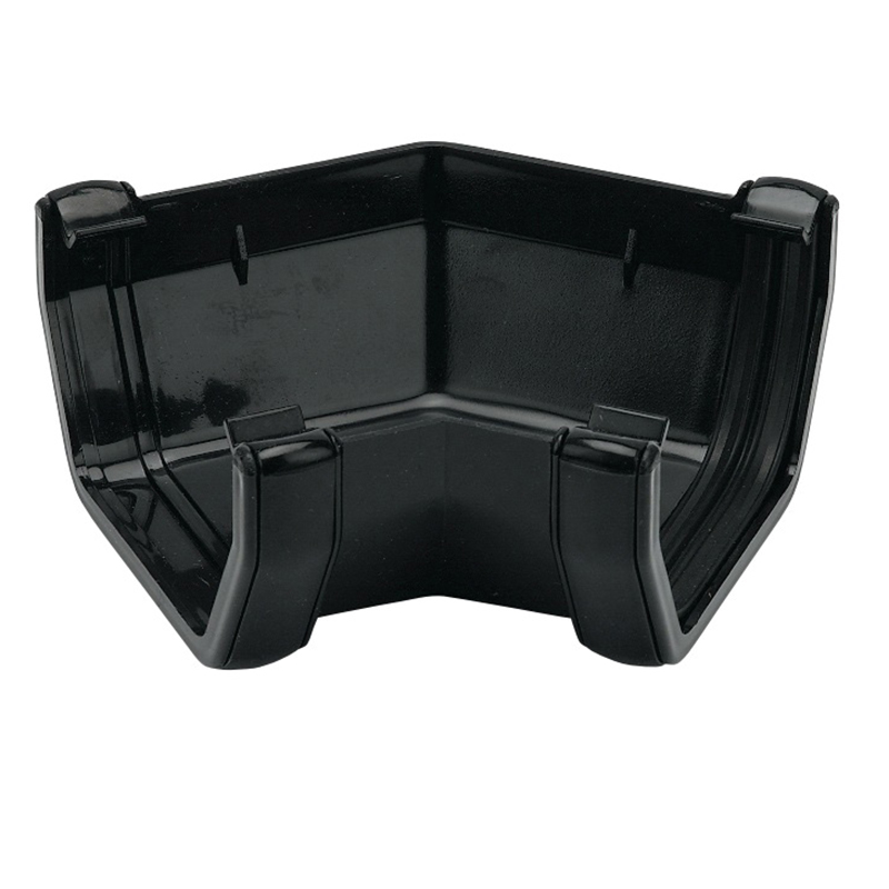 114mm FloPlast Square Black 135° Gutter Angle image