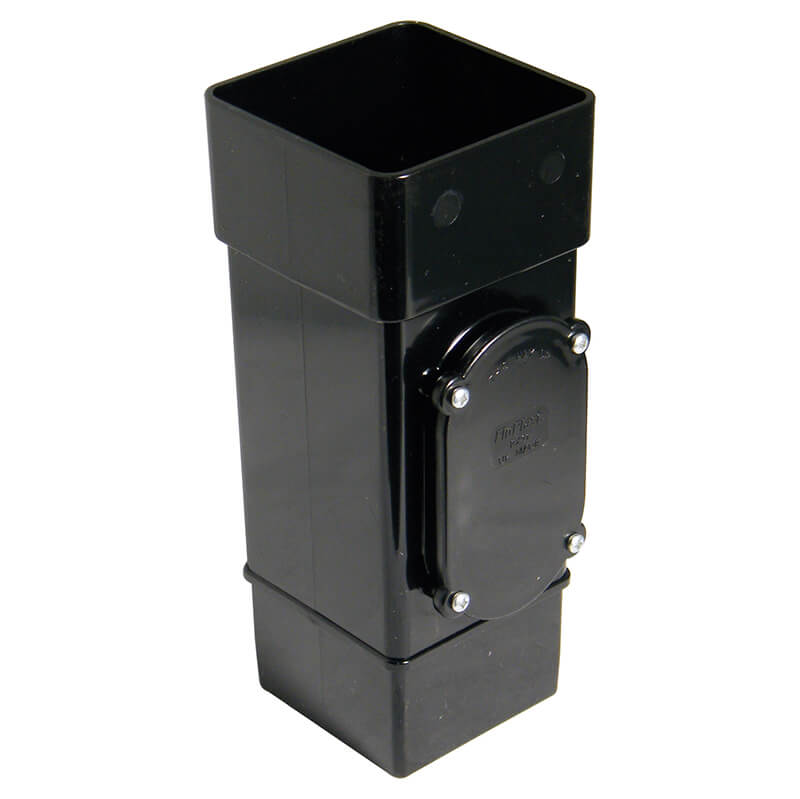 65mm Black Square Access Pipe  image
