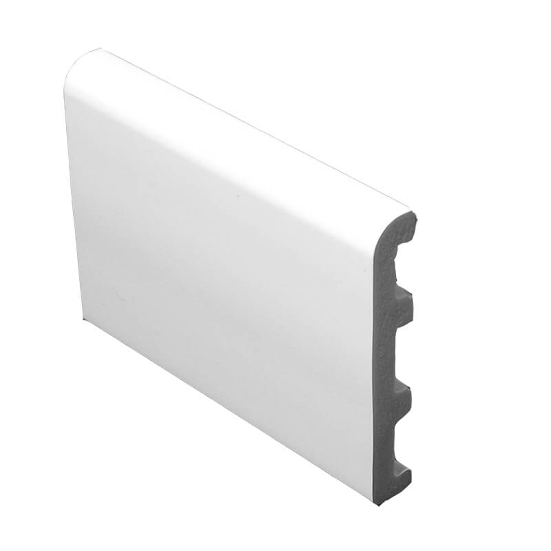 70mm uPVC Architrave 12mm White 5m image