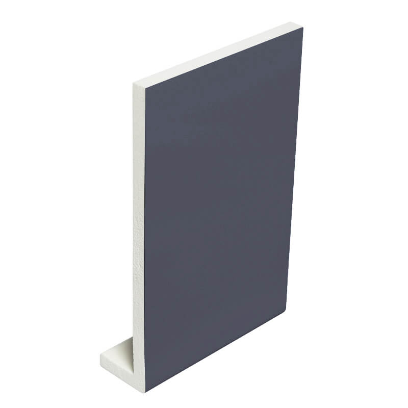 405mm x 9mm Smooth Anthracite Grey Fascia Cover Board 5m Double Ended (RAL7016) image