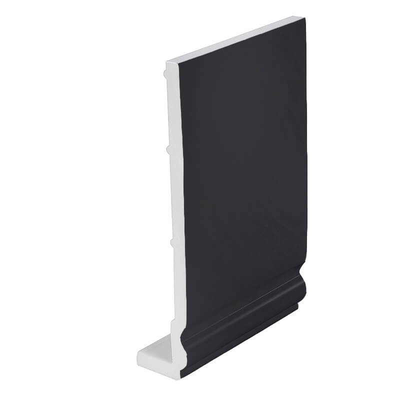 175mm x 9mm Smooth Black Ogee Fascia Board 5m image