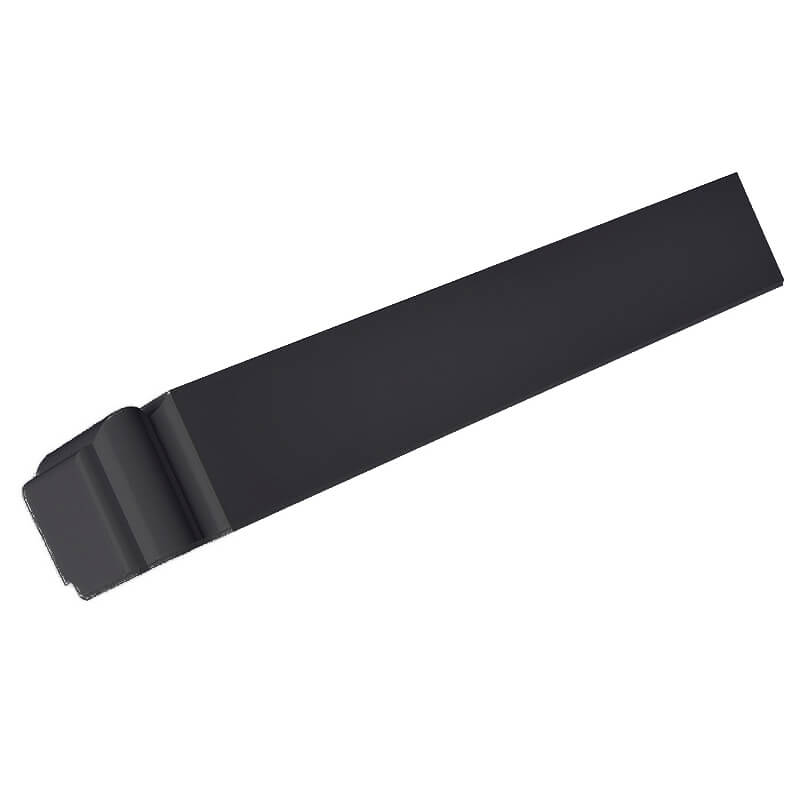 300mm x 35mm Smooth Black Ogee Fascia Corner image