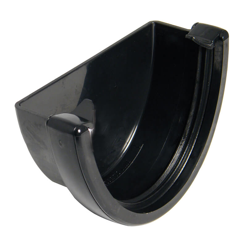 FloPlast 115mm Deepflow Hi-Cap Black External Stopend image