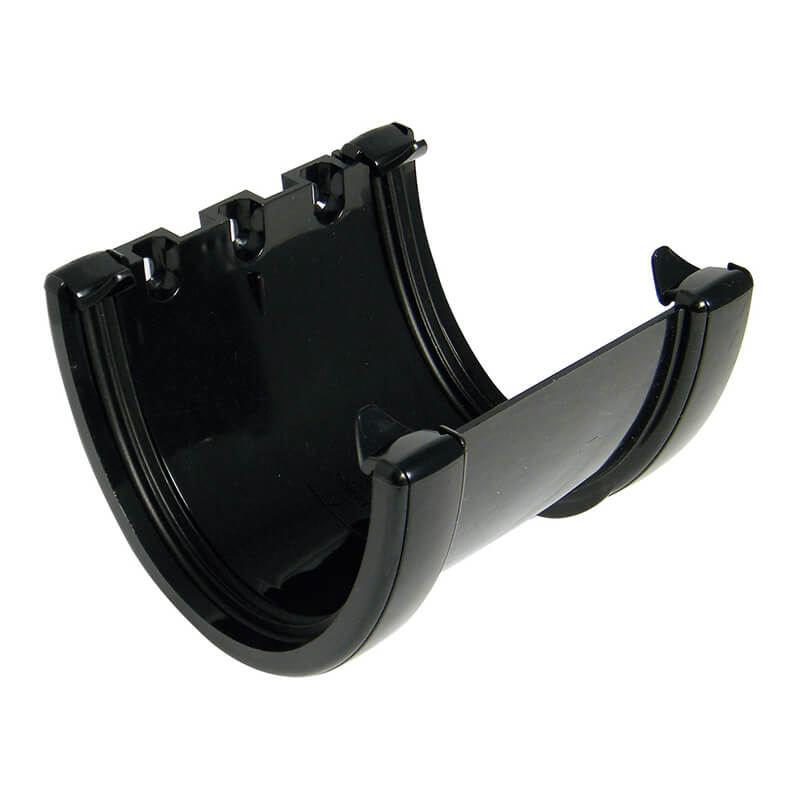 FloPlast 115mm Deepflow Hi-Cap Black Union Bracket image