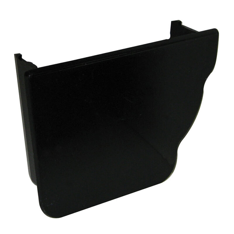 FloPlast Ogee Black Internal Stopend Left Hand image