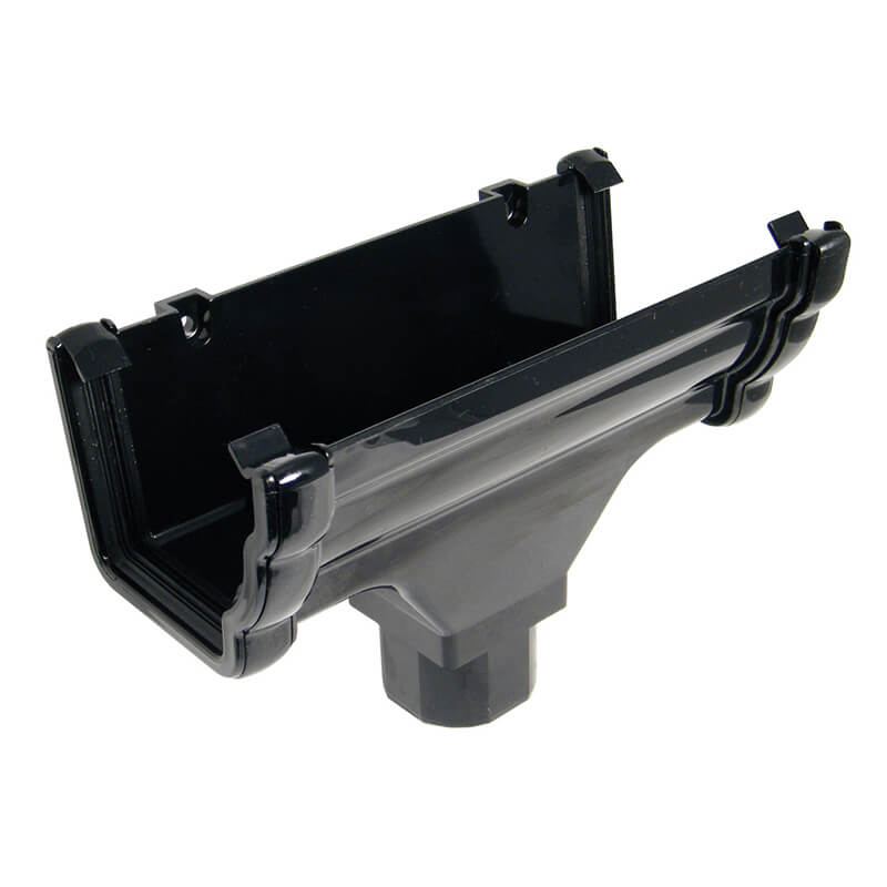 FloPlast Ogee Black Running Outlet  image