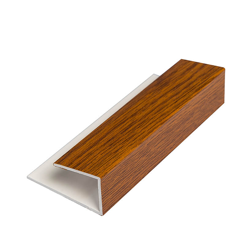 Light Oak Woodgrain Soffit Starter Trim 5m image