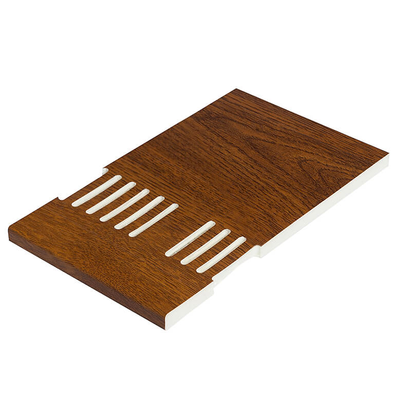 175mm x 9mm Light Oak Woodgrain Vented Soffit 5m image