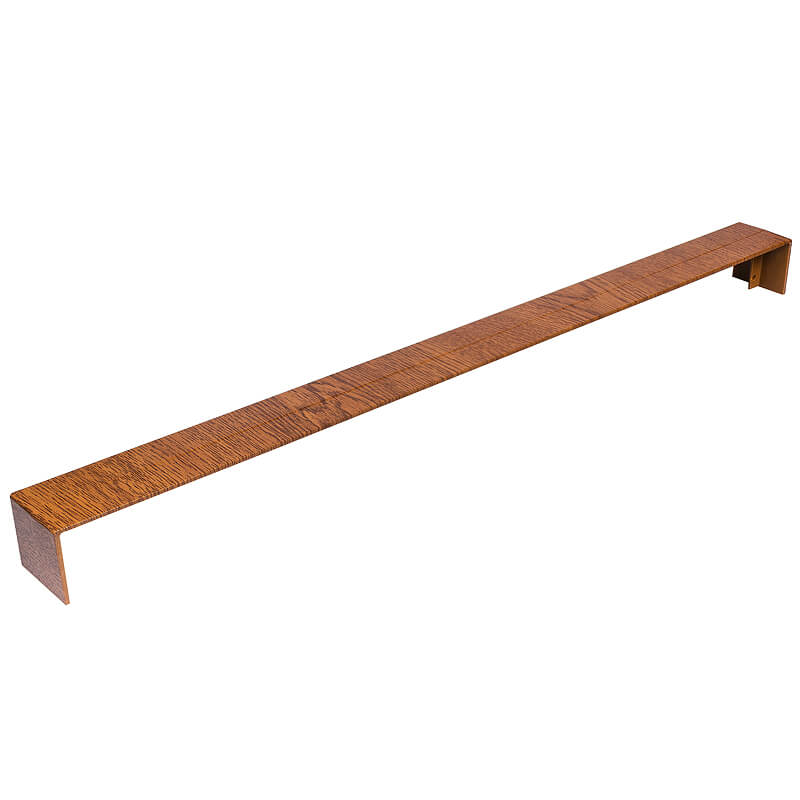 500mm x 35mm Light Oak Woodgrain Double Ended Fascia Joint image