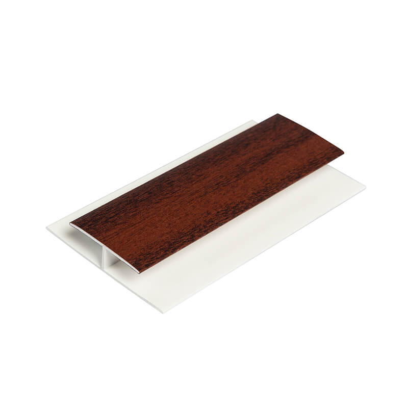 Mahogany Woodgrain Soffit Joint Trim 5m Image