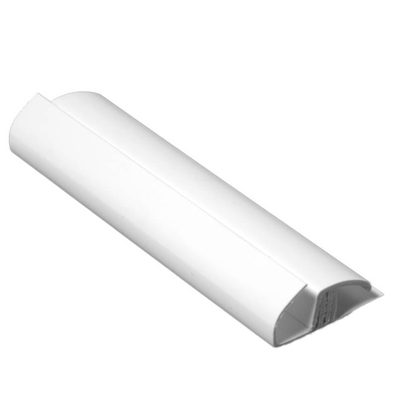 White 8-10mm Zest Wall Panel Multipurpose Corner 2.6m image