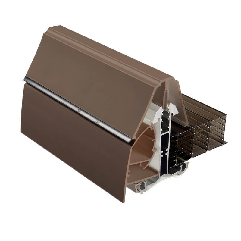 4m Brown Self Support Edge Glazing Bars  Image