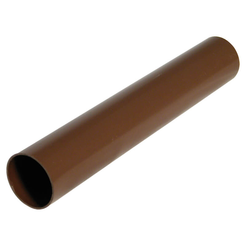 FloPlast 50mm Downpipe Brown Miniflo 2m image