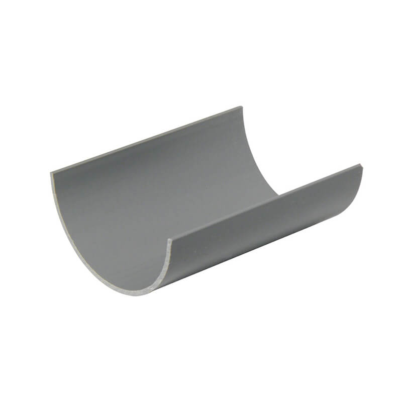 76mm Floplast Grey Miniflo Gutter 2m  image