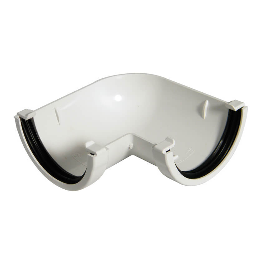 90 Gutter Angle White Miniflo image