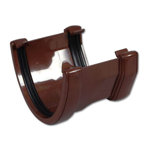 FloPlast Hi-Cap to Square Gutter Adapter Brown  image