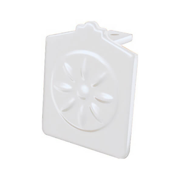 Capex 50mm Aluminium White Extended Endcap image