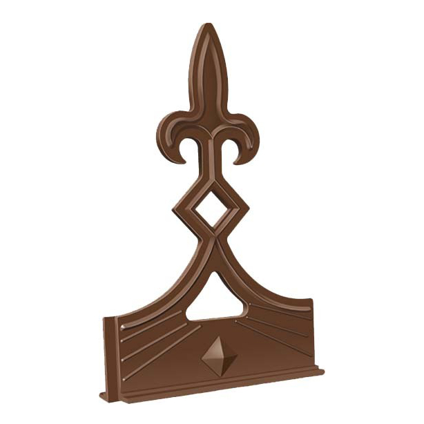 Fleur De Lys Crest PVC Brown image