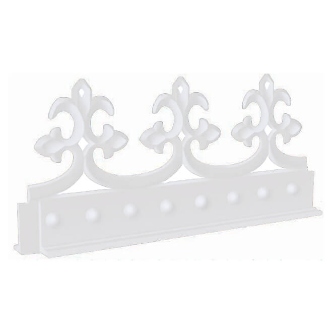 Antique Crest PVC White image