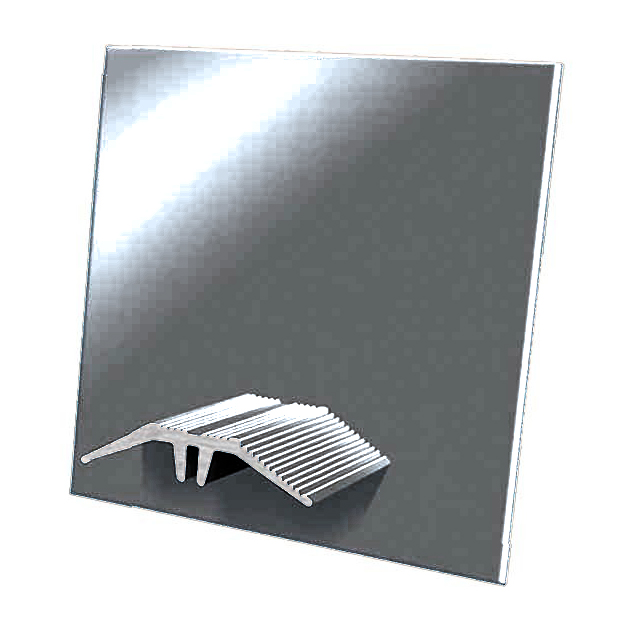 Cresfinex MK2/MK4 100mm Wall Endcap Aluminium Image