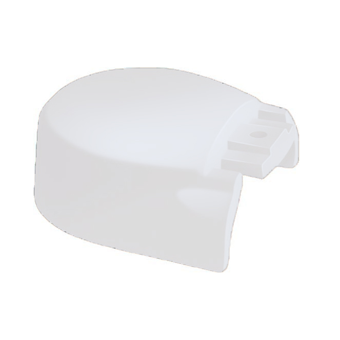 Cresfinex MK2/MK4 Cap Endcap Aluminium White image